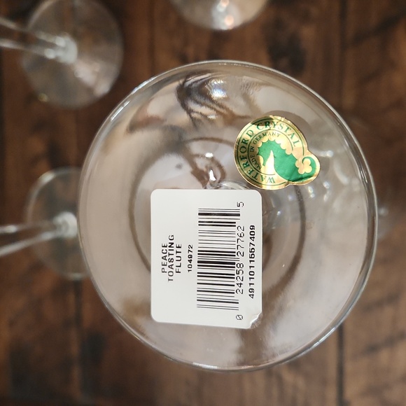 🥂Waterford Crystal champagne flutes in perfect unused condition. 🍾 - Picture 7 of 7